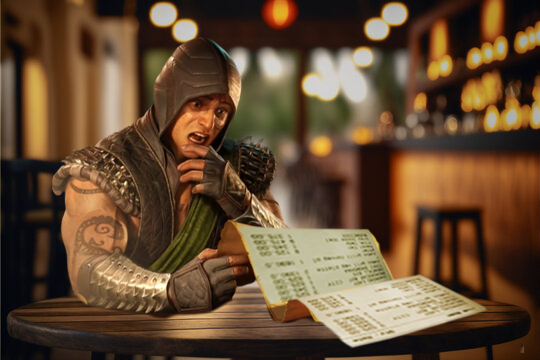 Reptile went over his budget