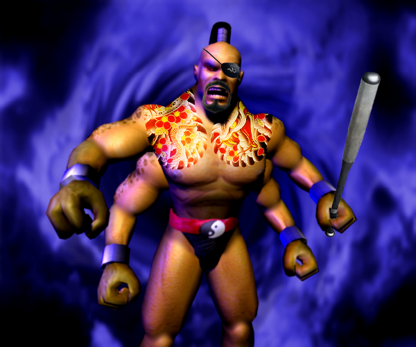 happy birthday Goro Majima from MK4