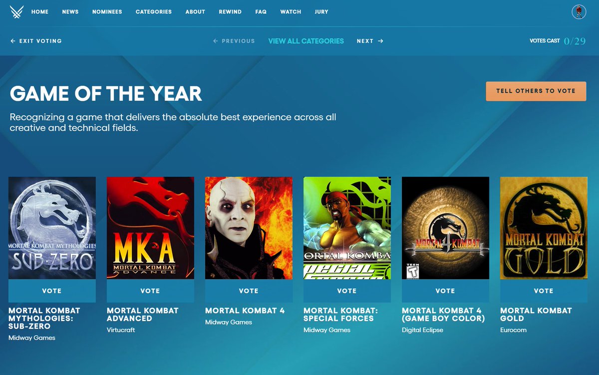time to vote for GOTY