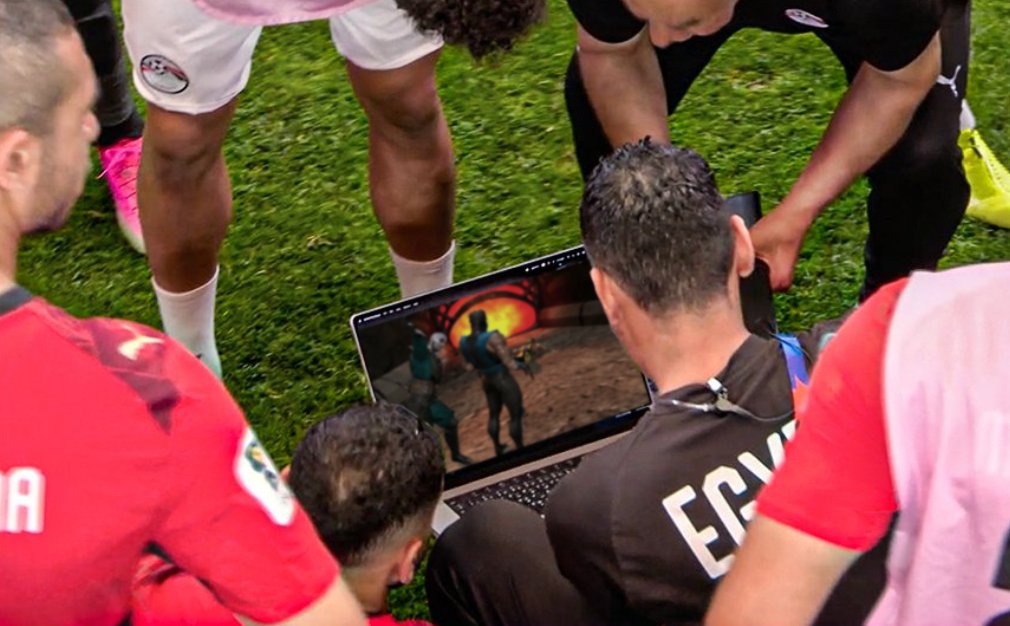 Egypt coach was showing the squad MK4 endings highlights before their penalty shootout vs Australia