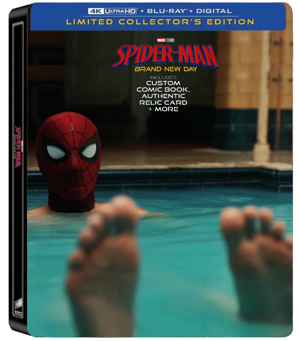 First Look at the Spider-Man Brand New Day 4K UHD steelbook