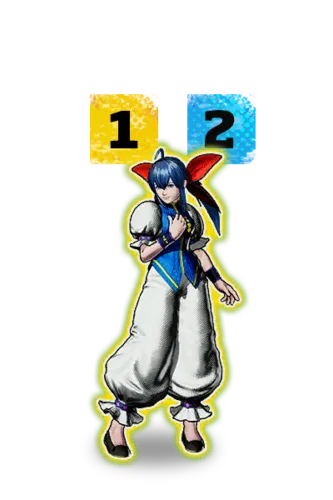Hotaru HUD Elements 06_02_CharaSelect_TrialStand_PL005_1P2P