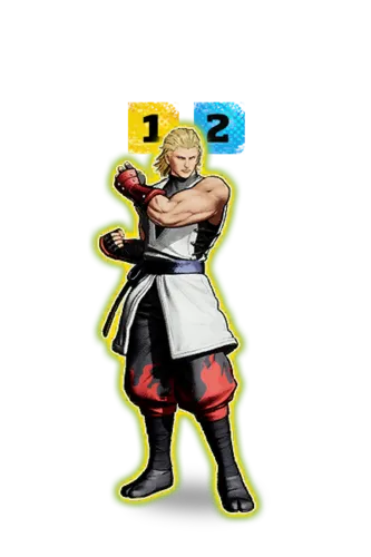 Andy Bogard HUD Elements 06_02_CharaSelect_PL020_1P2P