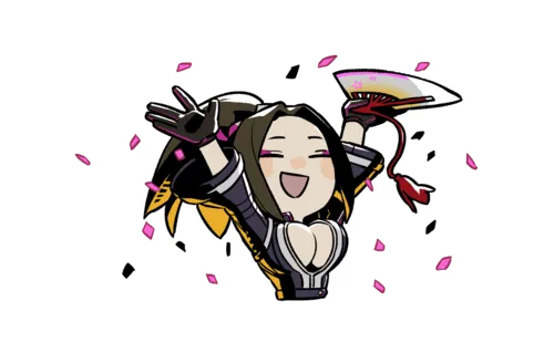 Mai Shiranui Stickers 03_01_03_EOST_AreaClear_PL022_A