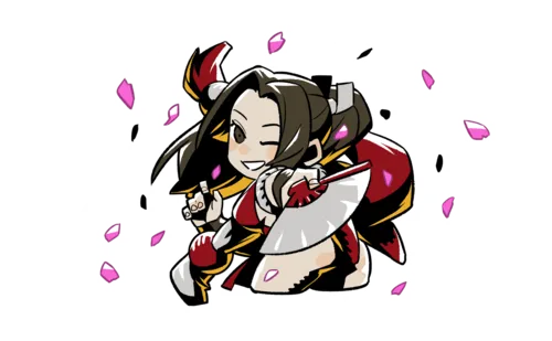 Mai Shiranui Stickers 03_01_03_EOST_AreaClear_PL022_B