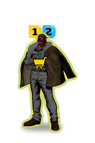 Mr. Karate HUD Elements 06_02_CharaSelect_PL047_lock_1P2P