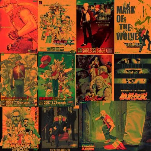 Fatal Fury: City of the Wolves Color Edit Patterns PL999_UPT_POSTER_04