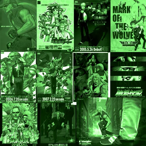 Fatal Fury: City of the Wolves Color Edit Patterns PL999_UPT_POSTER_05