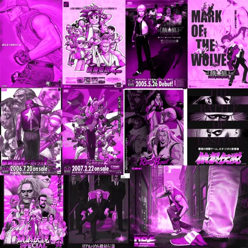 Fatal Fury: City of the Wolves Color Edit Patterns PL999_UPT_POSTER_08