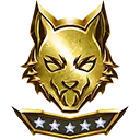 Fatal Fury: City of the Wolves Ranks 05_00_Rank_Icon_030_GoldWolf_5_S
